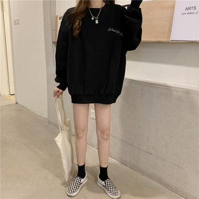 Femme Übergröße Bequem Grafik Sweatshirt Heidi-Mode