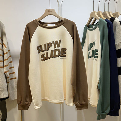 Femme Grafik Sweatshirt mit Fettdruck Heidi-Mode