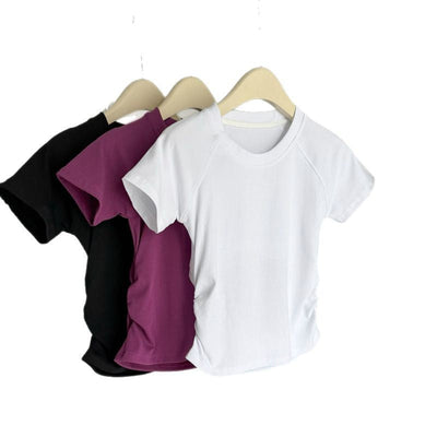 Femme Split-Back Freizeit T-Shirt Heidi-Mode