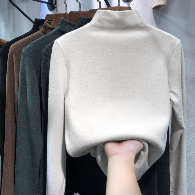 Femme Soft Thermal Stehkragenoberteil Heidi-Mode