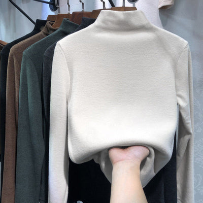 Femme Soft Thermal Stehkragenoberteil Heidi-Mode