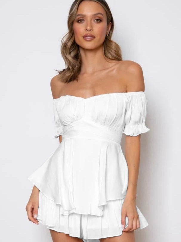 Filomena | Sommer Off-Shoulder Minikleid