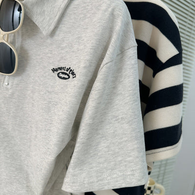 Femme Sporty Half-Zip Polo Kleid Heidi-Mode