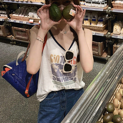 Femme Relaxed Fit Grafik Tanktop Heidi-Mode