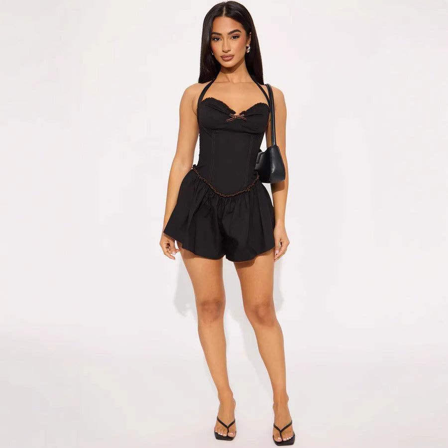 Kaylee - Badeanzug mit raffiniertem Korsett-Look und schwingendem Rock