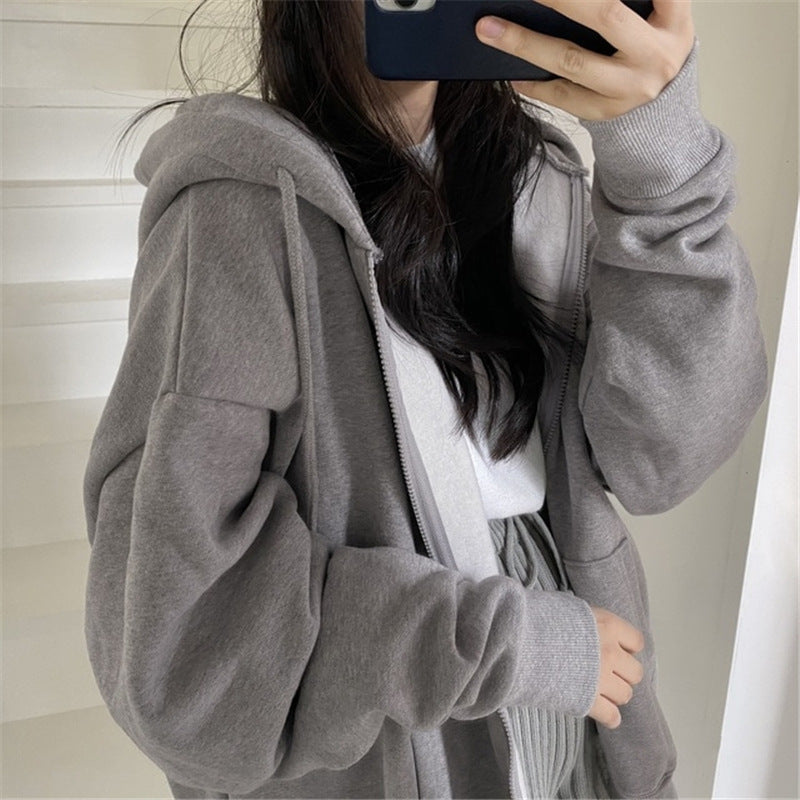 Femme Oversized Zip-Up Hoodie Heidi-Mode