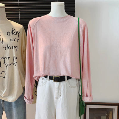 Femme Leichtes Langarm-Casual-Top Heidi-Mode