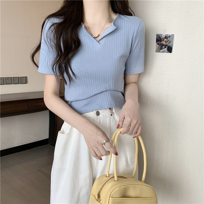 Femme Rippentröte Button-Up Casual Top Heidi-Mode