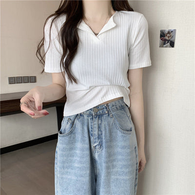 Femme Rippentröte Button-Up Casual Top Heidi-Mode