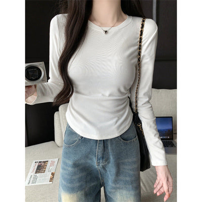 Damen Langarm Basic Layering Top Heidi-Mode