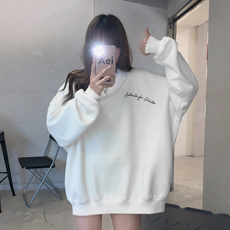 Femme Übergröße Bequem Grafik Sweatshirt Heidi-Mode