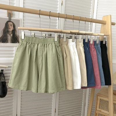 Femme Relaxed Fit Hohe Taillen Shorts Heidi-Mode