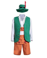 Damen nan traditionelles Dirndlkleid mit Schürze und geschnürtem Mieder Drune in Herren