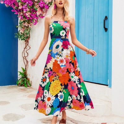 Marlyn - Elegantes Bohemian Kleid mit Druck