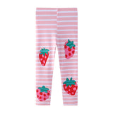 Mädchen Leggings mit fröhlichem Erdbeer-Design Drune in Orange