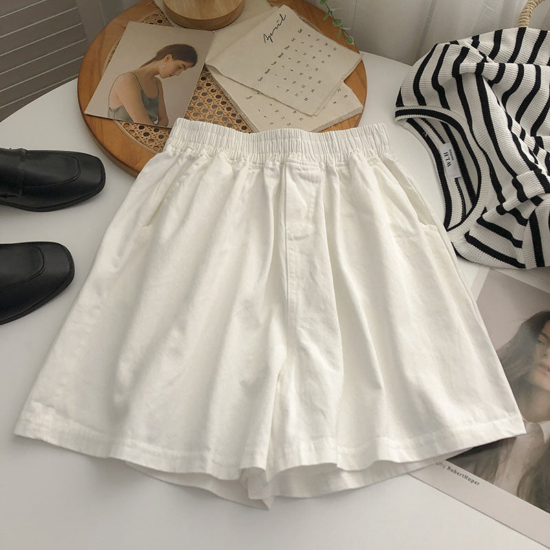 Femme Relaxed Fit Hohe Taillen Shorts Heidi-Mode