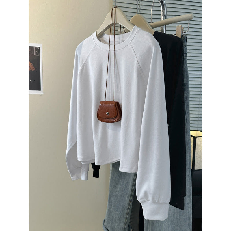 Femme Puffärmel Raglan Sweatshirt Heidi-Mode