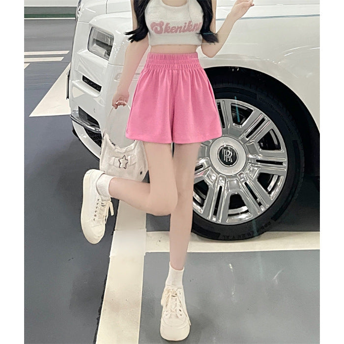 Damen High-Waisted Comfort Lounge Shorts Heidi-Mode