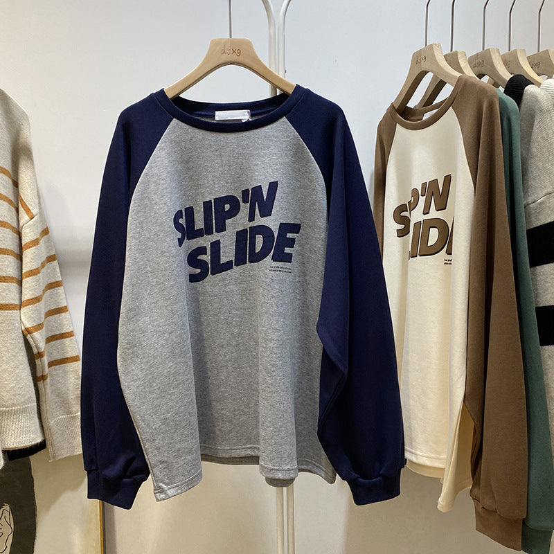 Femme Grafik Sweatshirt mit Fettdruck Heidi-Mode