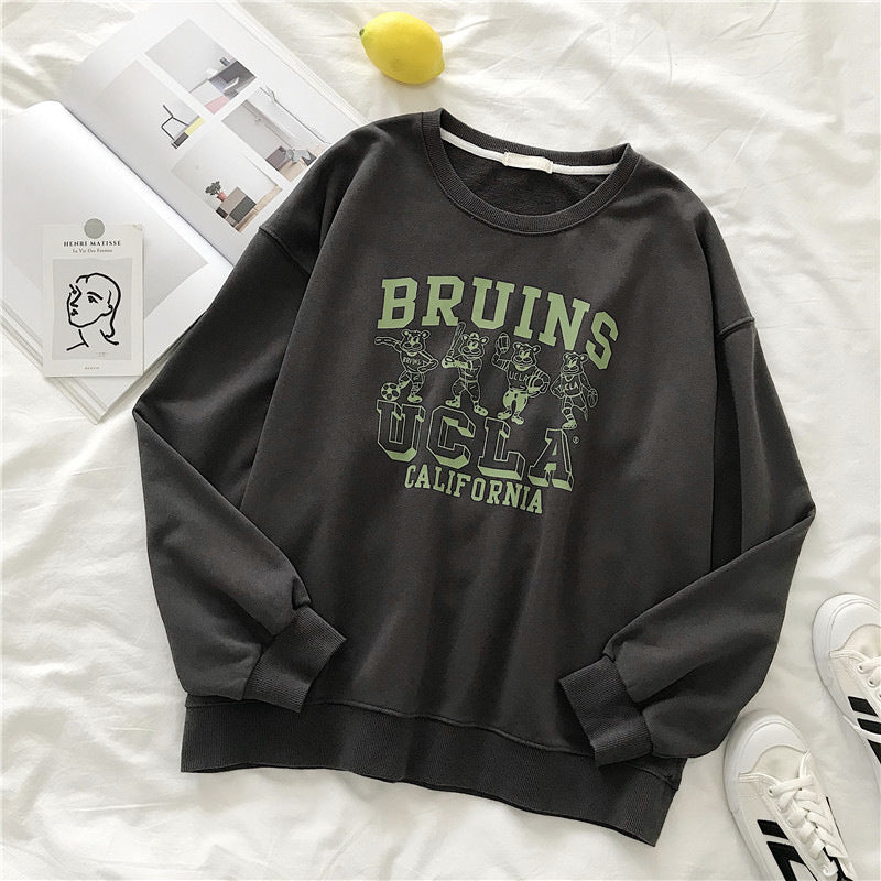 Femme Grafisches Bedrucktes Oversized Sweatshirt Heidi-Mode