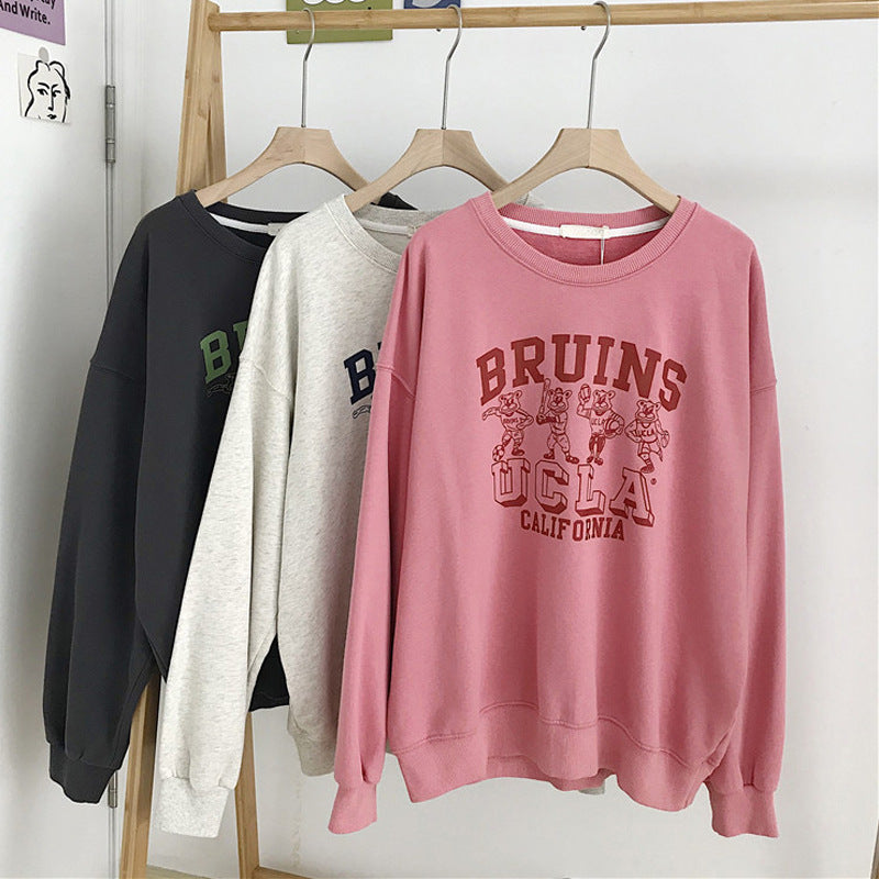 Femme Grafisches Bedrucktes Oversized Sweatshirt Heidi-Mode