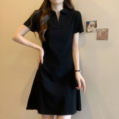 Femme Polo Stil Kleid Heidi-Mode