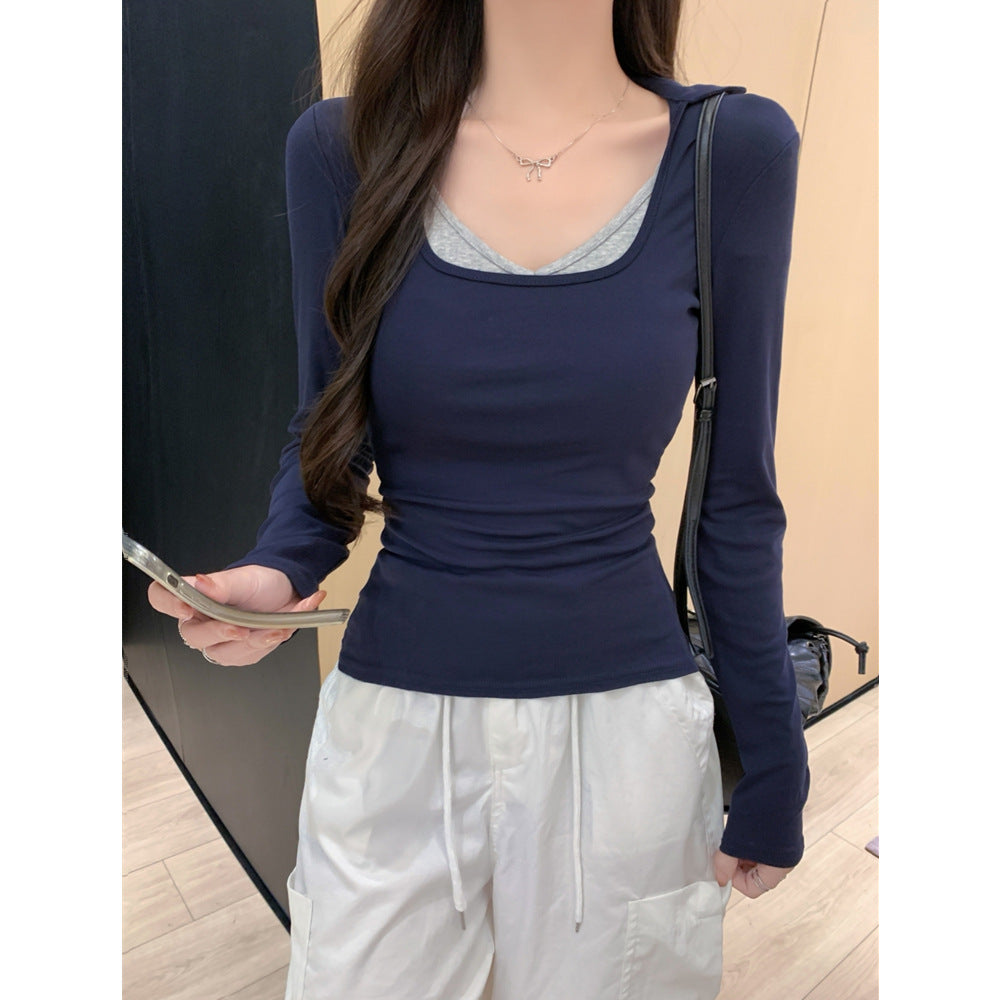 Femme Langarm Schichtenoberteil Heidi-Mode