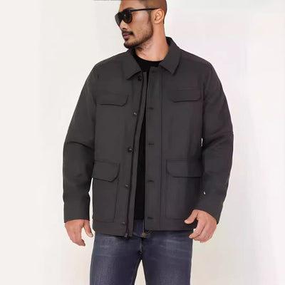 Herren Übergangsjacke mit praktischen Taschen und modernem Schnitt Aliams