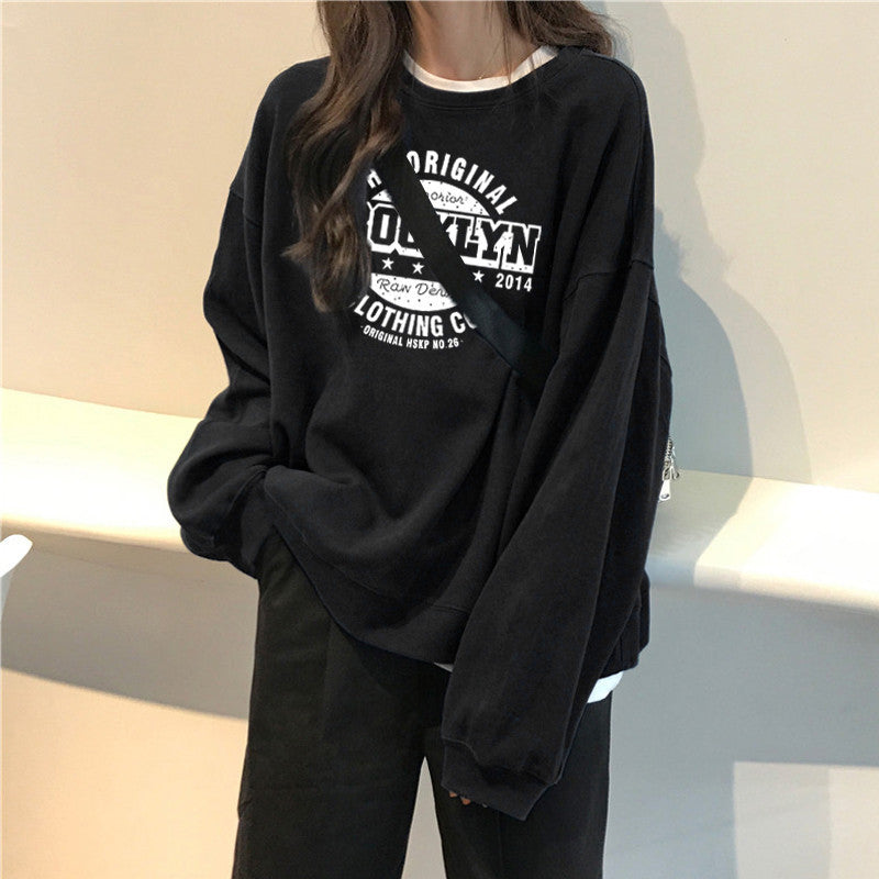 Femme Oversized Grafik Sweatshirt Heidi-Mode