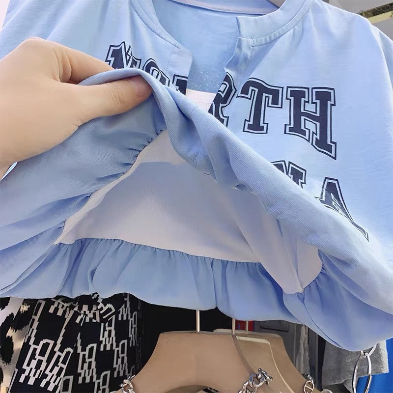 Femme Leichtgewicht Grafik Pullover Heidi-Mode