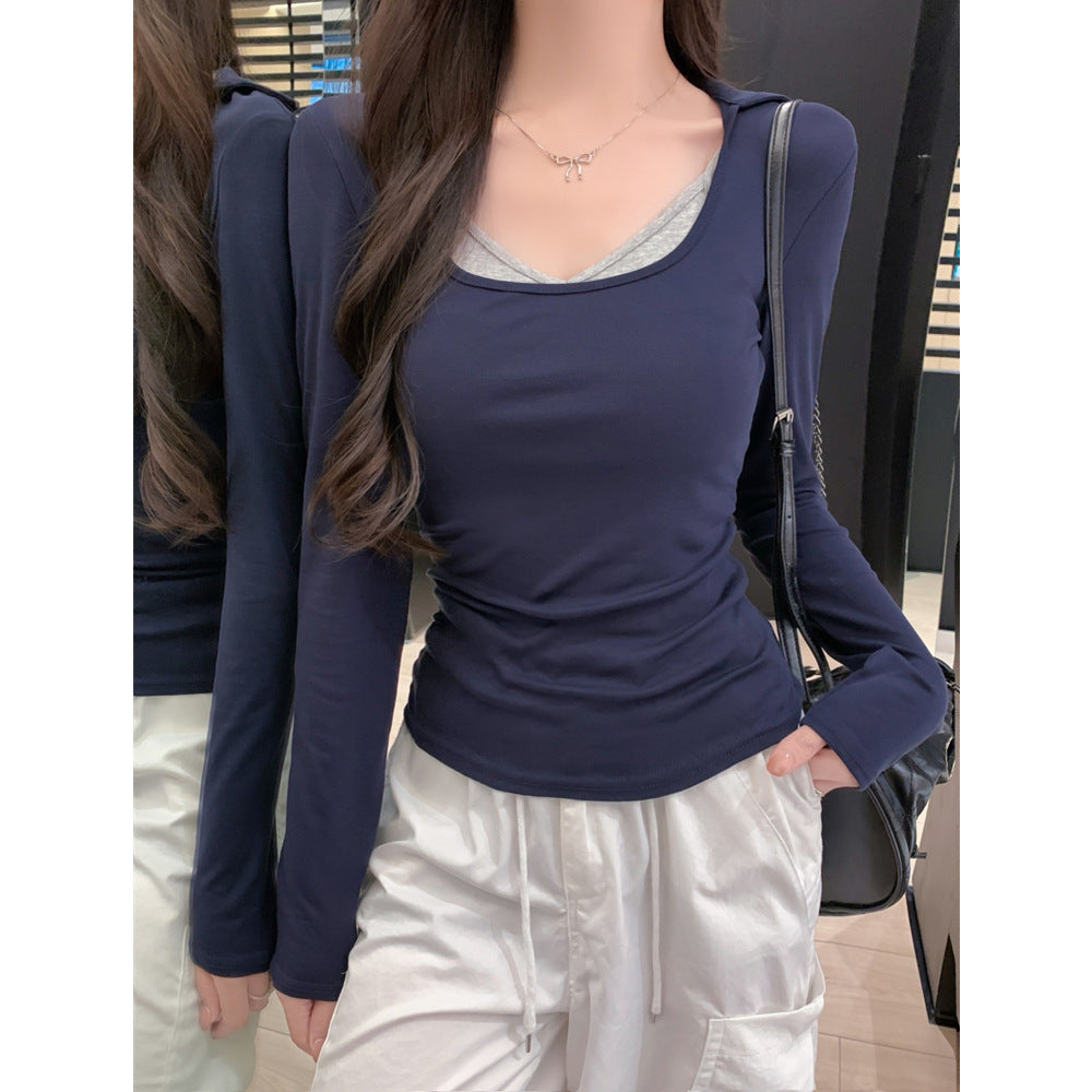 Femme Langarm Schichtenoberteil Heidi-Mode