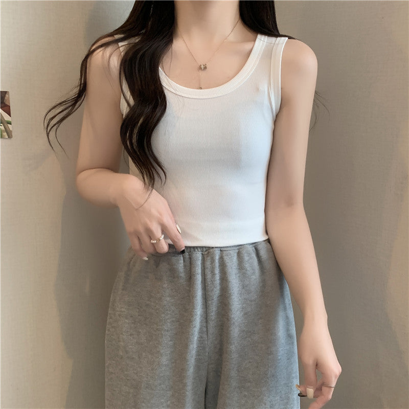 Femme Rippenshirt Leichtgewichtiges Tanktop Heidi-Mode