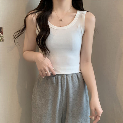 Femme Rippenshirt Leichtgewichtiges Tanktop Heidi-Mode