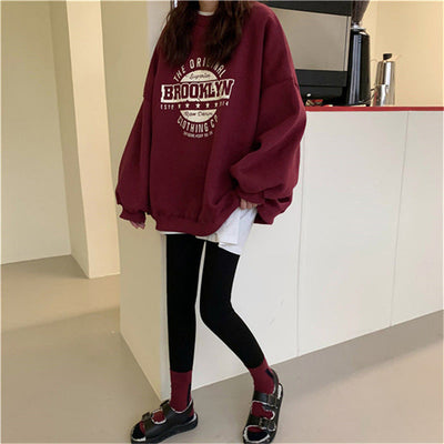 Femme Übergröße Grafisches Sweatshirt Heidi-Mode 1747901766