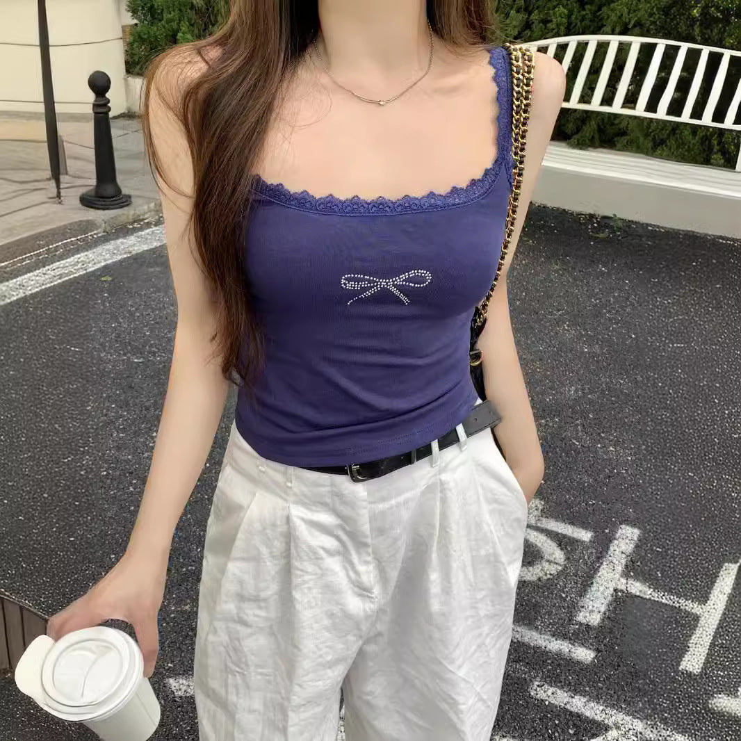 Femme Spitzenbesetztes Camisole-Top Heidi-Mode