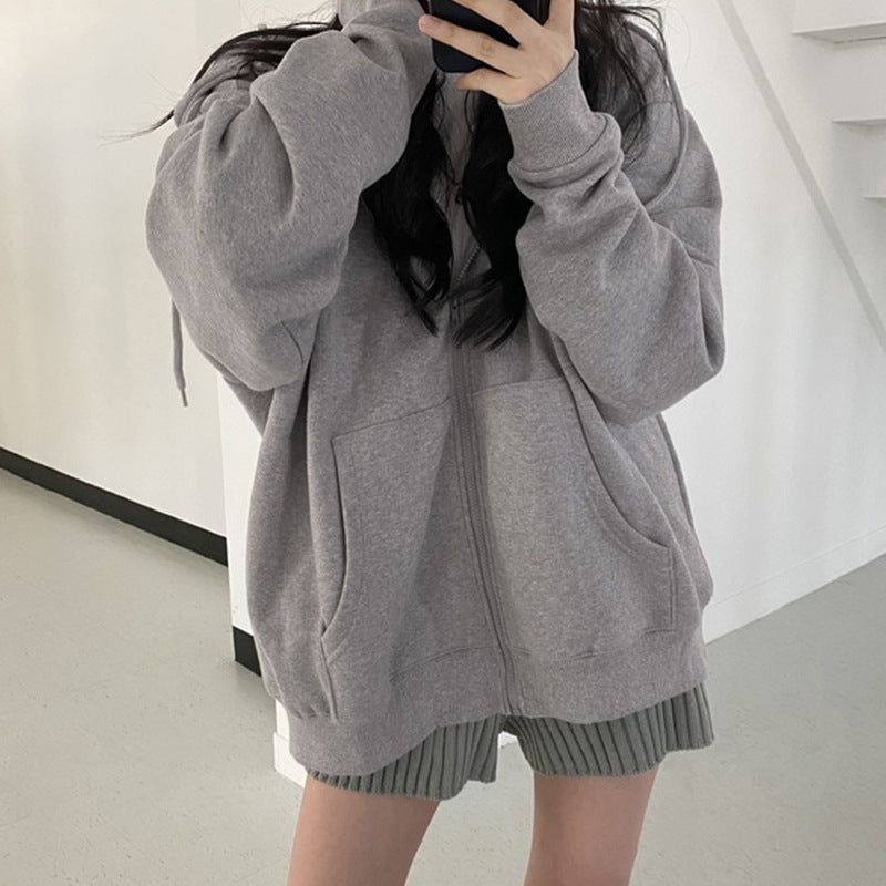 Femme Oversized Zip-Up Hoodie Heidi-Mode