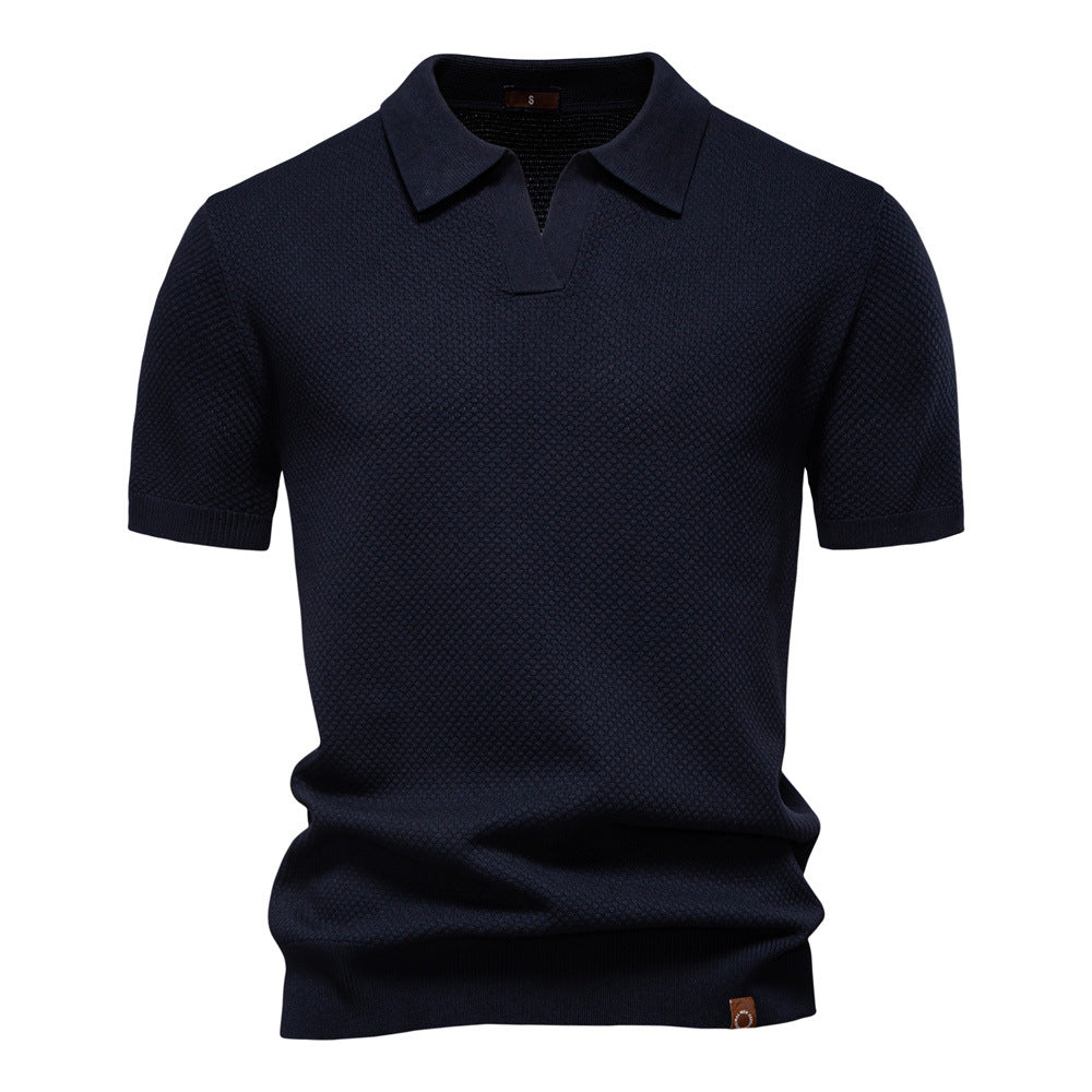 Holger – Strukturiertes Polo-Shirt