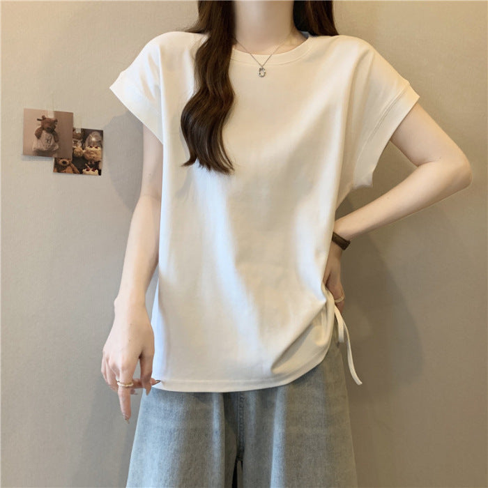 Femme Relaxed Fit Knot Tee Heidi-Mode