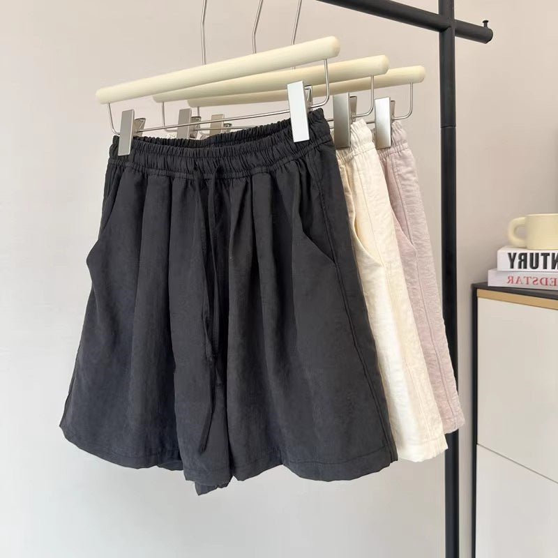 Femme Leichtgewicht Hochgeschnittene Lounge Shorts Heidi-Mode