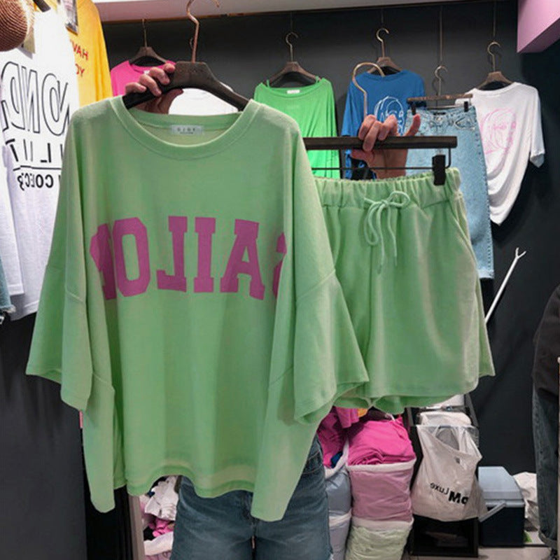 Femme Oversized Grafik Loungewear Set Heidi-Mode