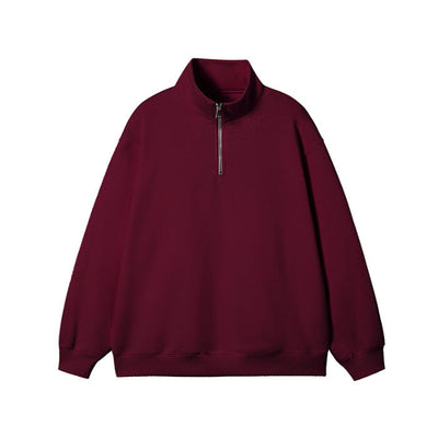 Femme Hochkragen Zip-Up Sweatshirt Heidi-Mode