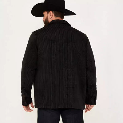 Herren strapazierfähige Utility-Jacke mit zwei großen Taschen Aliams