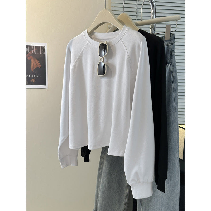 Femme Puffärmel Raglan Sweatshirt Heidi-Mode