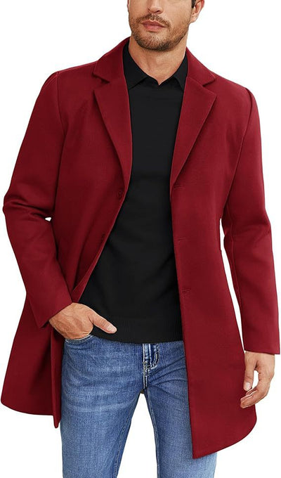 Herren eleganter Mantel Aliams