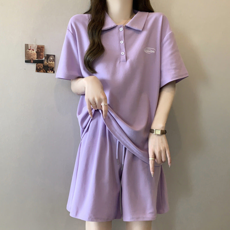 Femme Polo Stil Lounge Set Heidi-Mode