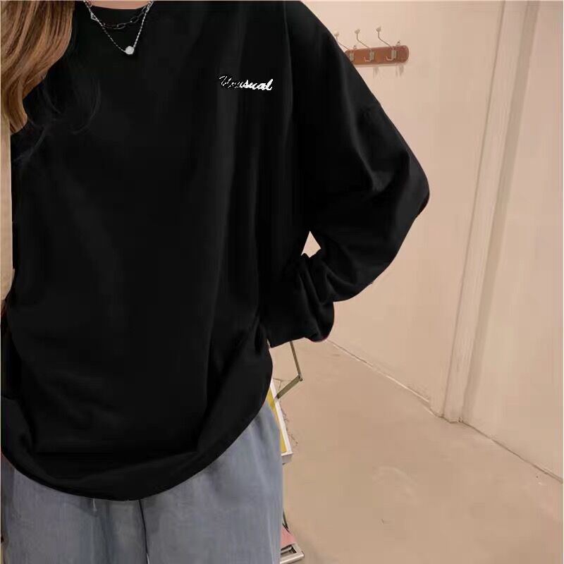 Femme Oversized Graphic Langarm T-Shirt Heidi-Mode