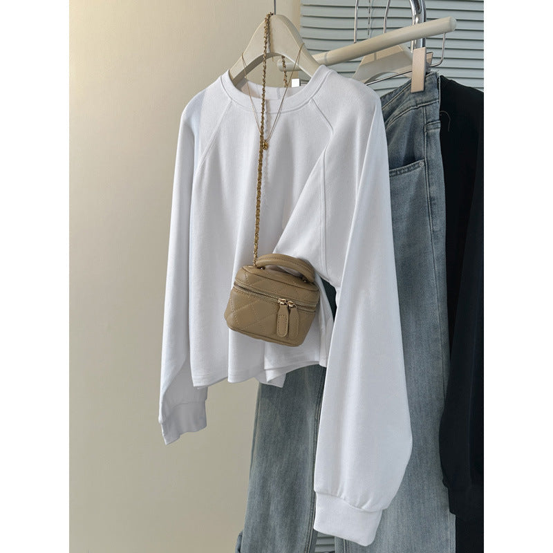 Femme Puffärmel Raglan Sweatshirt Heidi-Mode