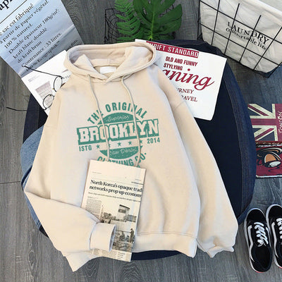 Femme Übergrößen Grafik Kapuzenpullover mit Retro-Druck Heidi-Mode