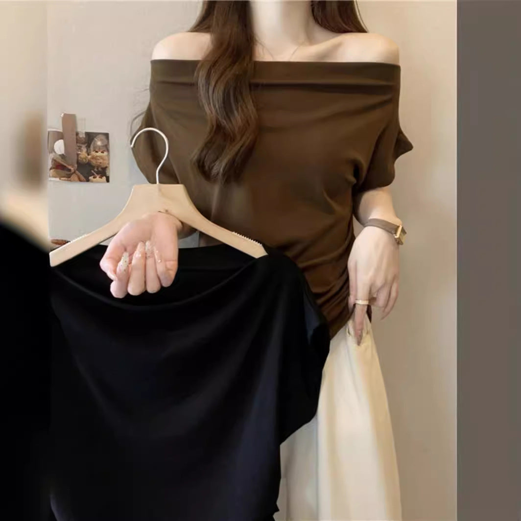 Femme Off-Shoulder Relaxed Fit Top Heidi-Mode