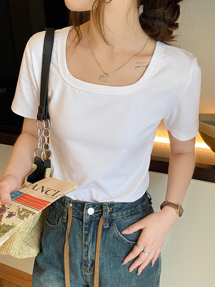 Femme Premium Soft-Fit Freizeit T-Shirt Heidi-Mode